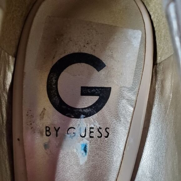 G by GUESS Womens Heels Nude Round Closed Toe Career Party Office Size 10 - Picture 5 of 8